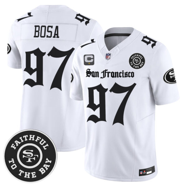 Men's San Francisco 49ers 'Gothic Edition' Vapor Limited Jersey - All Stitched - Image 15