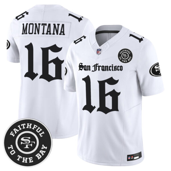 Men's San Francisco 49ers 'Gothic Edition' Vapor Limited Jersey - All Stitched - Image 16