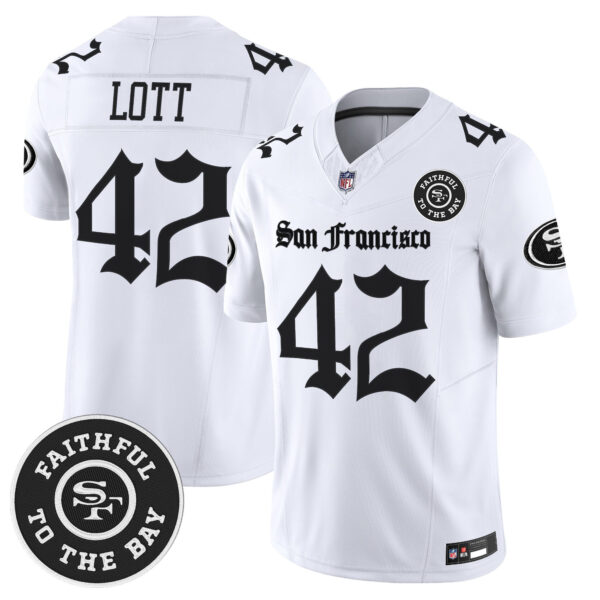 Men's San Francisco 49ers 'Gothic Edition' Vapor Limited Jersey - All Stitched - Image 18