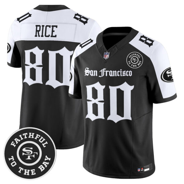 Men's San Francisco 49ers 'Gothic Edition' Vapor Limited Jersey - All Stitched - Image 23
