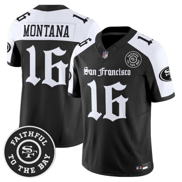 Men's San Francisco 49ers 'Gothic Edition' Vapor Limited Jersey - All Stitched - Image 25