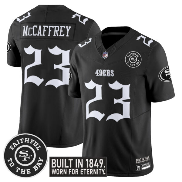 Men's San Francisco 49ers 'Fog City Gothic Edition' Vapor Limited Jersey - All Stitched - Image 3