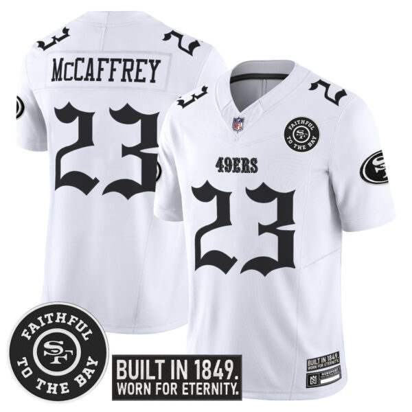Men's San Francisco 49ers 'Fog City Gothic Edition' Vapor Limited Jersey - All Stitched - Image 13