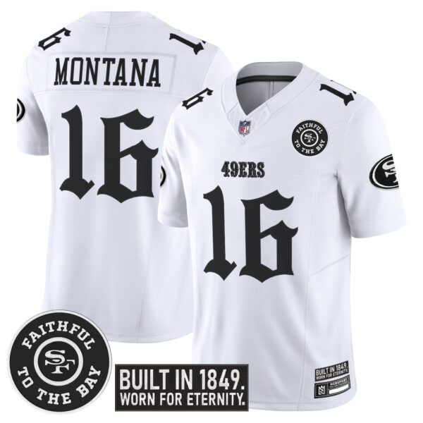 Men's San Francisco 49ers 'Fog City Gothic Edition' Vapor Limited Jersey - All Stitched - Image 18