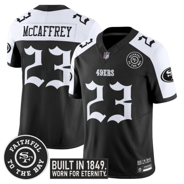 Men's San Francisco 49ers 'Fog City Gothic Edition' Vapor Limited Jersey - All Stitched - Image 23