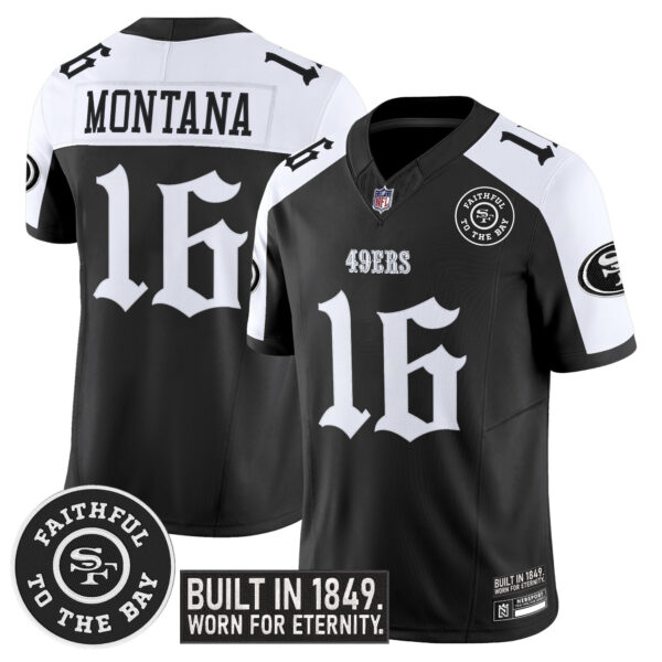 Men's San Francisco 49ers 'Fog City Gothic Edition' Vapor Limited Jersey - All Stitched - Image 28