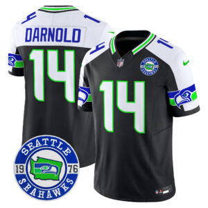 Men's Seattle Seahawks 2025 Seattle Est. 1976 Patch Vapor Limited Jersey - All Stitched