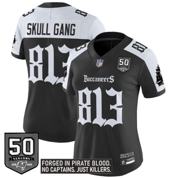 Women's Tampa Bay Buccaneers 'Gothic Pirate Shadows Edition' Vapor Limited Jersey - All Stitched - Image 24