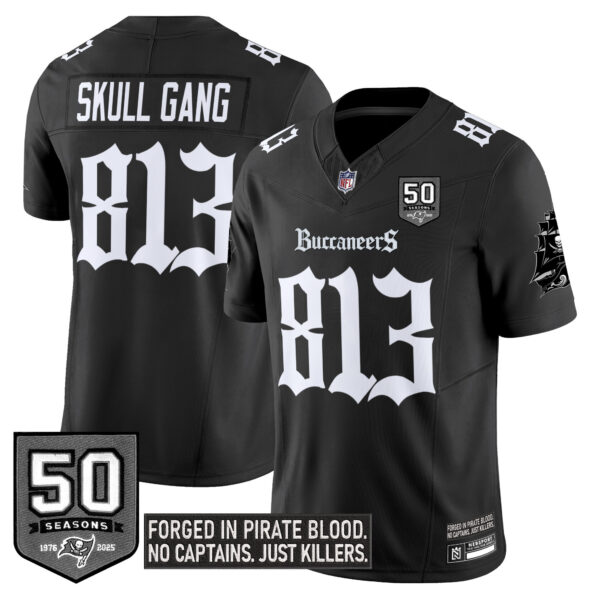 Men's Tampa Bay Buccaneers 'Gothic Pirate Shadows Edition' Vapor Limited Jersey - All Stitched - Image 2