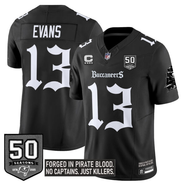Men's Tampa Bay Buccaneers 'Gothic Pirate Shadows Edition' Vapor Limited Jersey - All Stitched - Image 8