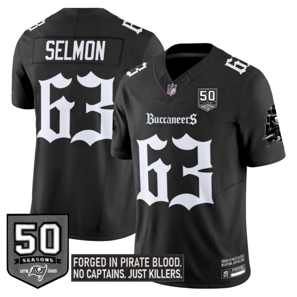 Men's Tampa Bay Buccaneers 'Gothic Pirate Shadows Edition' Vapor Limited Jersey - All Stitched - Image 12