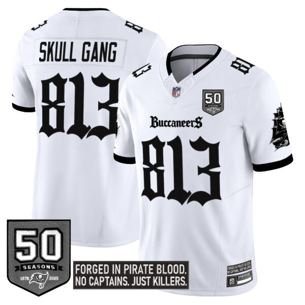 Men's Tampa Bay Buccaneers 'Gothic Pirate Shadows Edition' Vapor Limited Jersey - All Stitched - Image 14
