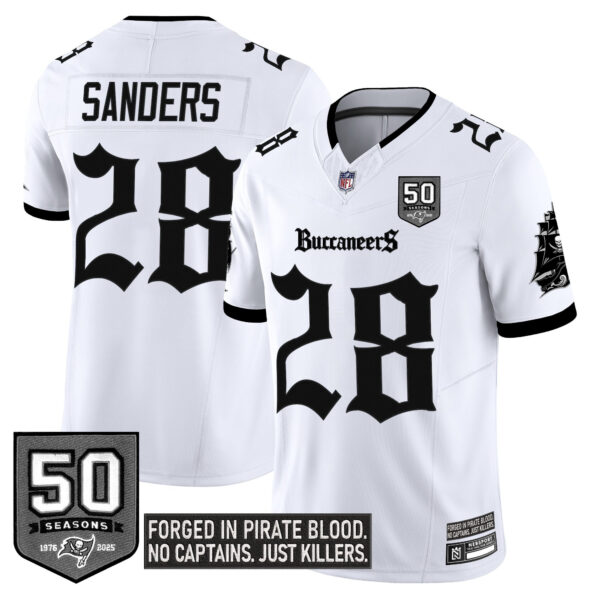 Men's Tampa Bay Buccaneers 'Gothic Pirate Shadows Edition' Vapor Limited Jersey - All Stitched - Image 15