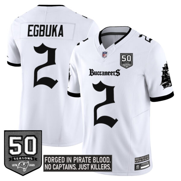 Men's Tampa Bay Buccaneers 'Gothic Pirate Shadows Edition' Vapor Limited Jersey - All Stitched - Image 17