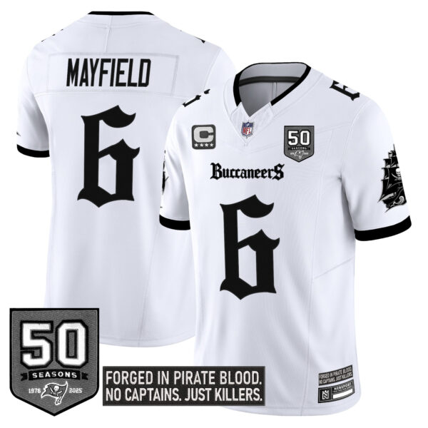Men's Tampa Bay Buccaneers 'Gothic Pirate Shadows Edition' Vapor Limited Jersey - All Stitched - Image 18