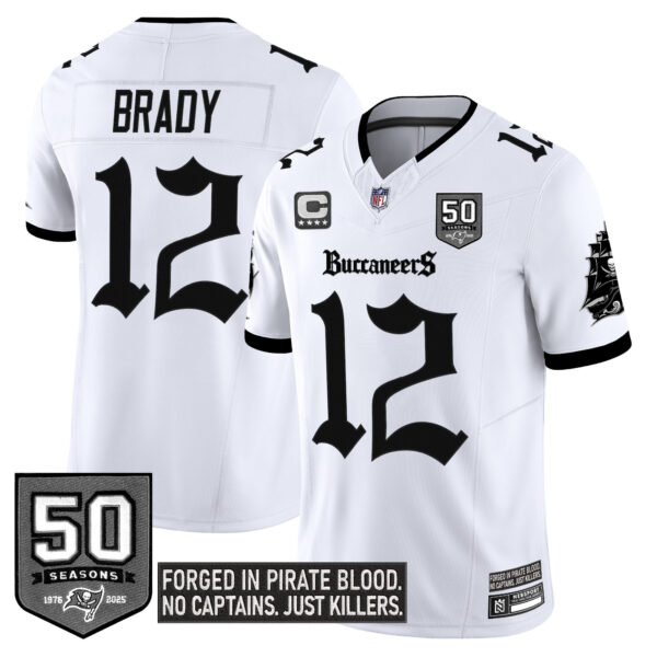 Men's Tampa Bay Buccaneers 'Gothic Pirate Shadows Edition' Vapor Limited Jersey - All Stitched - Image 19