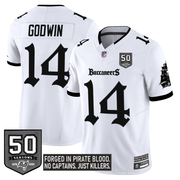 Men's Tampa Bay Buccaneers 'Gothic Pirate Shadows Edition' Vapor Limited Jersey - All Stitched - Image 21