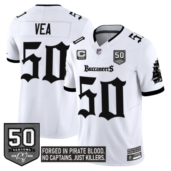 Men's Tampa Bay Buccaneers 'Gothic Pirate Shadows Edition' Vapor Limited Jersey - All Stitched - Image 22