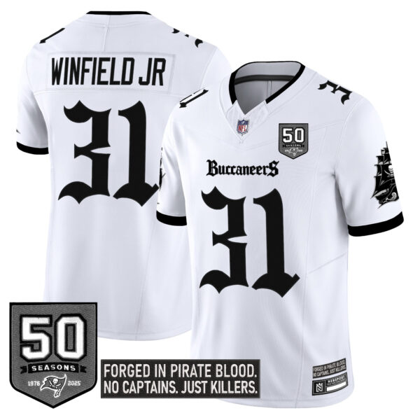Men's Tampa Bay Buccaneers 'Gothic Pirate Shadows Edition' Vapor Limited Jersey - All Stitched - Image 23