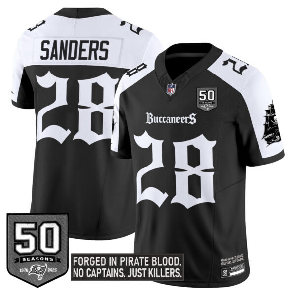 Men's Tampa Bay Buccaneers 'Gothic Pirate Shadows Edition' Vapor Limited Jersey - All Stitched - Image 27
