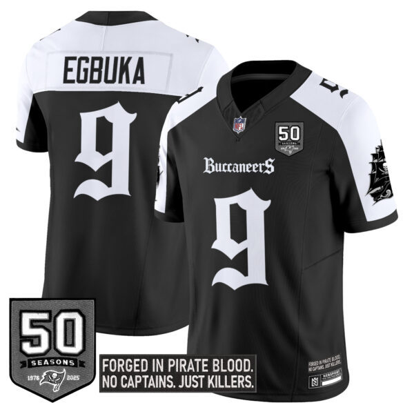 Men's Tampa Bay Buccaneers 'Gothic Pirate Shadows Edition' Vapor Limited Jersey - All Stitched - Image 28