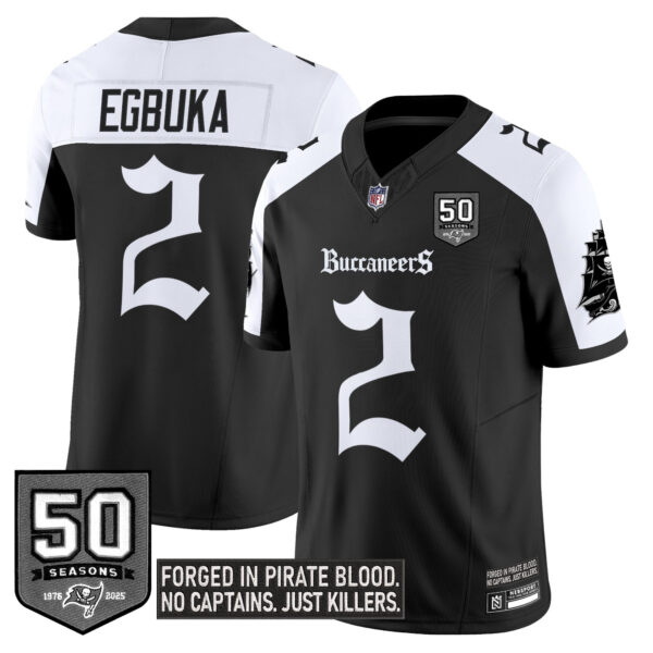 Men's Tampa Bay Buccaneers 'Gothic Pirate Shadows Edition' Vapor Limited Jersey - All Stitched - Image 29