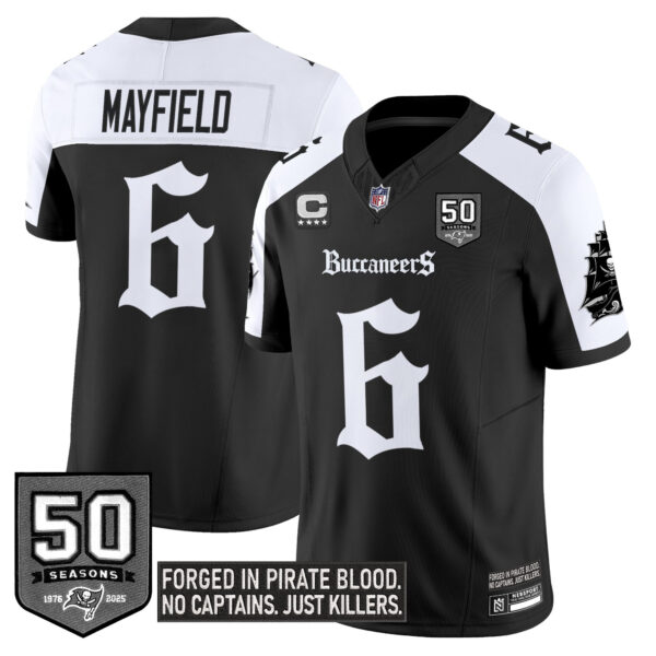 Men's Tampa Bay Buccaneers 'Gothic Pirate Shadows Edition' Vapor Limited Jersey - All Stitched - Image 30