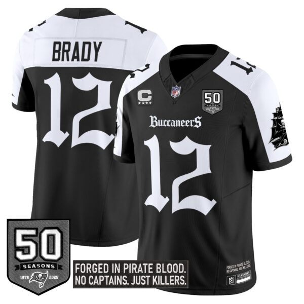 Men's Tampa Bay Buccaneers 'Gothic Pirate Shadows Edition' Vapor Limited Jersey - All Stitched - Image 31