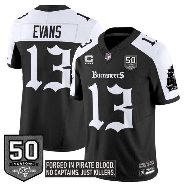 Men's Tampa Bay Buccaneers 'Gothic Pirate Shadows Edition' Vapor Limited Jersey - All Stitched - Image 32