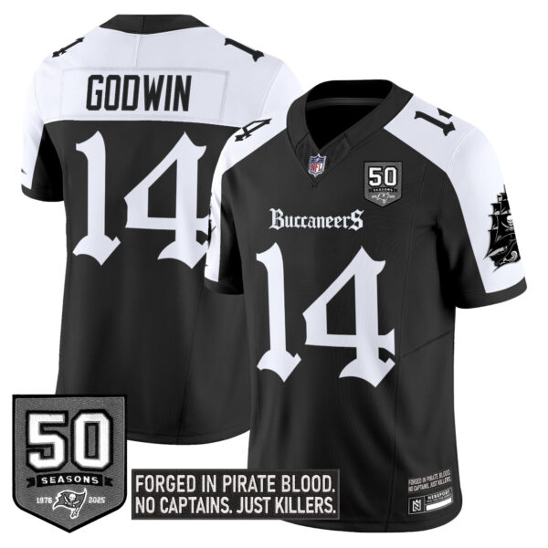 Men's Tampa Bay Buccaneers 'Gothic Pirate Shadows Edition' Vapor Limited Jersey - All Stitched - Image 33