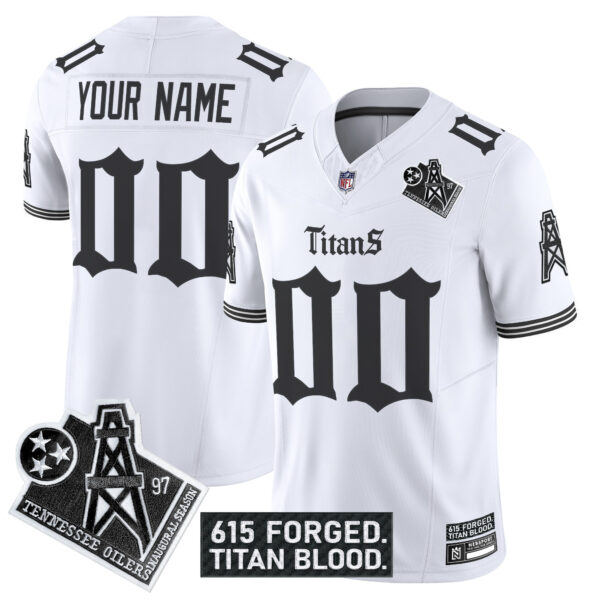 Tennessee Titans 'Titan Gothic Shadows Drop' Vapor Limited Custom Jersey - All Stitched - Image 2