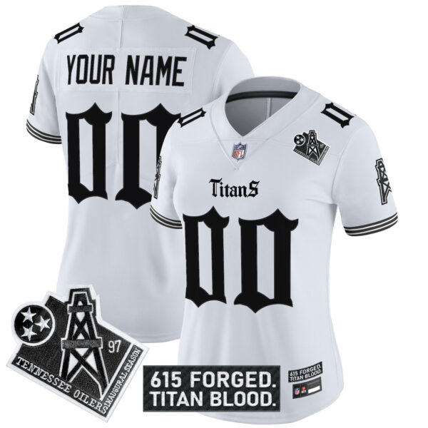 Tennessee Titans 'Titan Gothic Shadows Drop' Vapor Limited Custom Jersey - All Stitched - Image 5