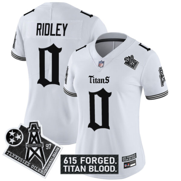 Women's Tennessee Titans 'Titan Gothic Shadows Drop' Vapor Limited Jersey - All Stitched - Image 16