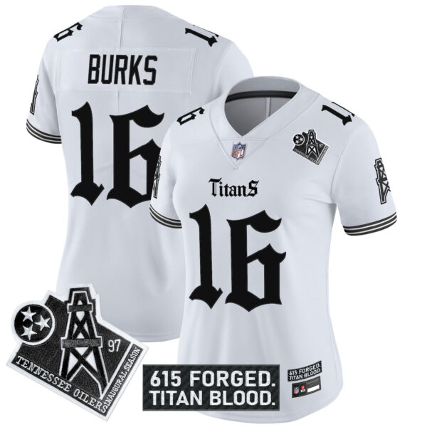 Women's Tennessee Titans 'Titan Gothic Shadows Drop' Vapor Limited Jersey - All Stitched - Image 17