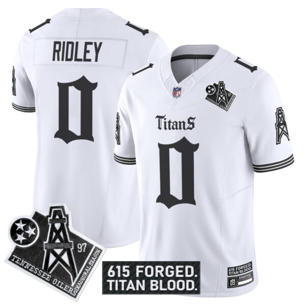 Men's Tennessee Titans 'Titan Gothic Shadows Drop' Vapor Limited Jersey - All Stitched - Image 16