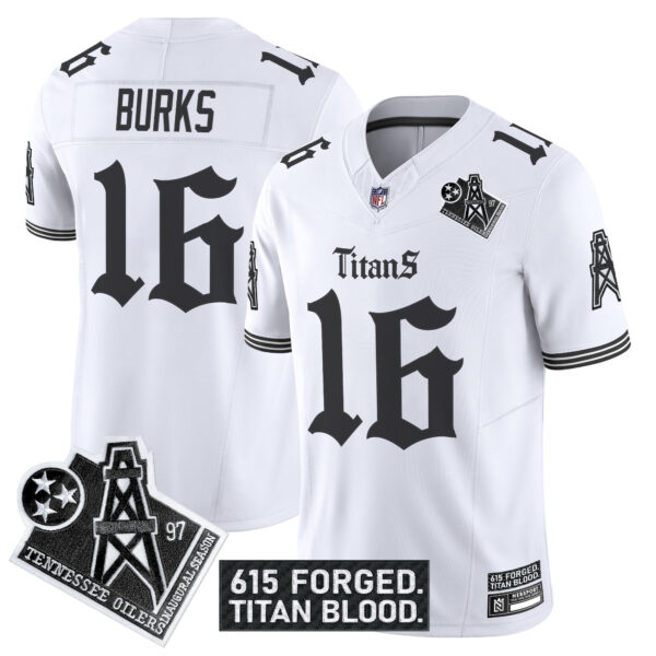 Men's Tennessee Titans 'Titan Gothic Shadows Drop' Vapor Limited Jersey - All Stitched - Image 17