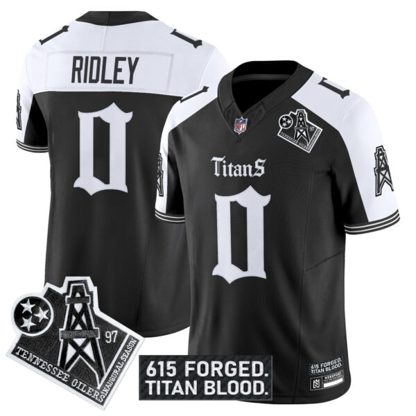 Men's Tennessee Titans 'Titan Gothic Shadows Drop' Vapor Limited Jersey - All Stitched - Image 26