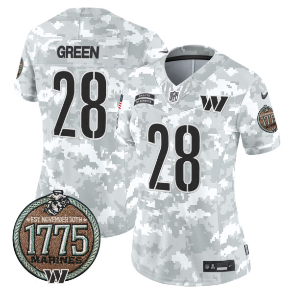 Women's Washington Commanders 2024 Salute to Service Establishment Year Patch Vapor Limited Jersey - All Stitched - Image 7