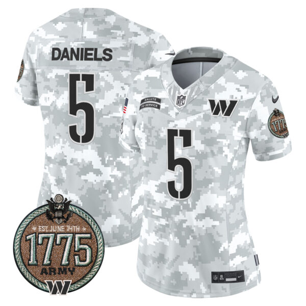 Women's Washington Commanders 2024 Salute to Service Establishment Year Patch Vapor Limited Jersey - All Stitched - Image 10