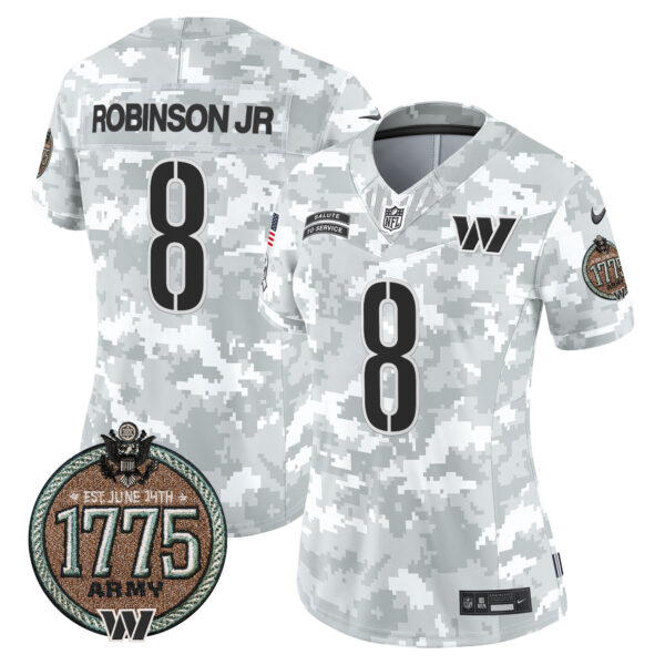 Women's Washington Commanders 2024 Salute to Service Establishment Year Patch Vapor Limited Jersey - All Stitched - Image 11