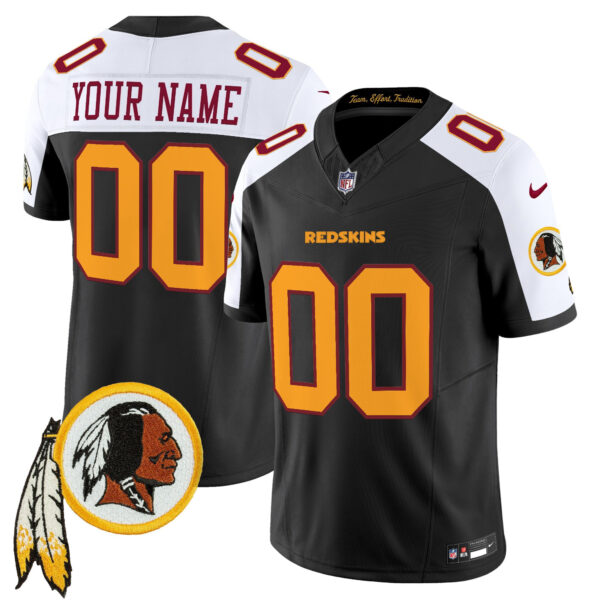 Washington Redskins Throwback Vapor Limited Custom Jersey V3 - All Stitched - Image 3