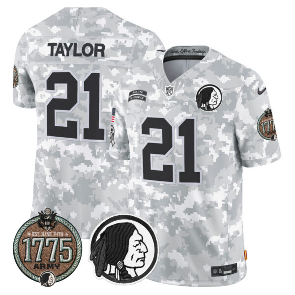 Men's Washington Redskins 2024 Salute to Service Establishment Year Patch Vapor Limited Jersey - All Stitched - Image 15