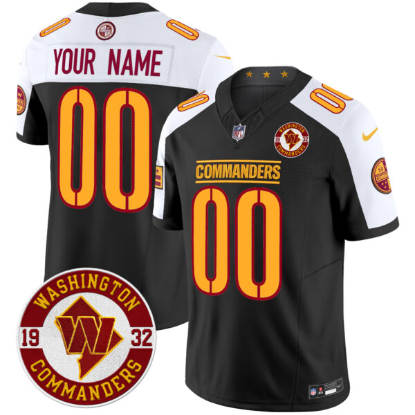 Washington Commanders 2024 Vapor Limited Custom Jersey - Est. 1932 Patch - All Stitched - Image 2