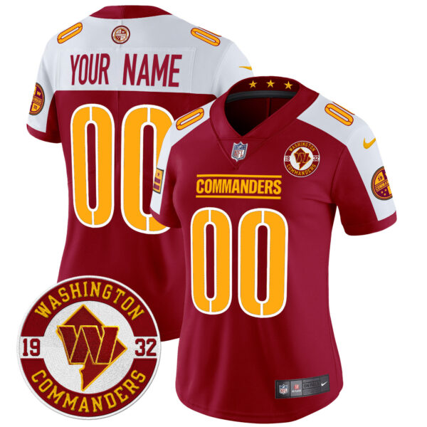 Washington Commanders 2024 Vapor Limited Custom Jersey - Est. 1932 Patch - All Stitched - Image 7
