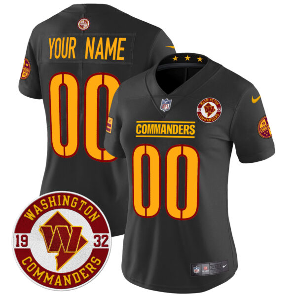 Washington Commanders 2024 Vapor Limited Custom Jersey - Est. 1932 Patch - All Stitched - Image 9