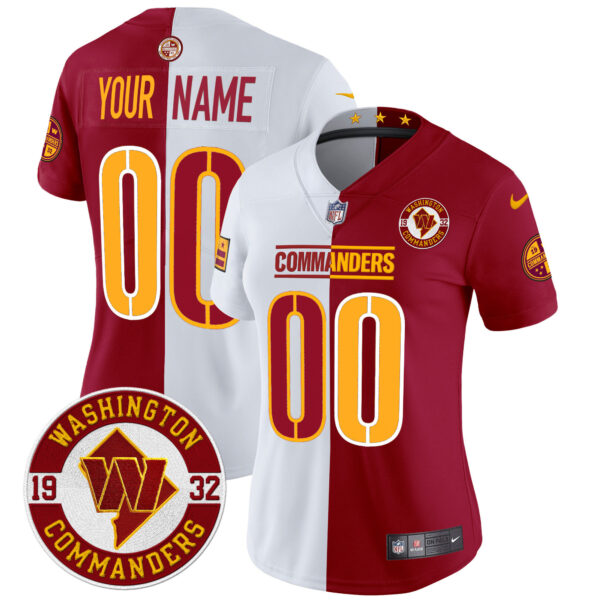 Washington Commanders 2024 Vapor Limited Custom Jersey - Est. 1932 Patch - All Stitched - Image 12