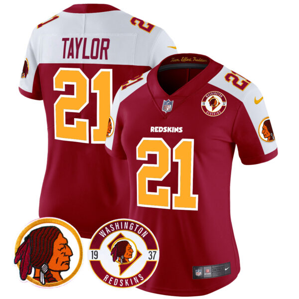 Women's Washington Redskins 2024 Vapor Limited Jersey - Est. 1937 Patch - All Stitched - Image 6
