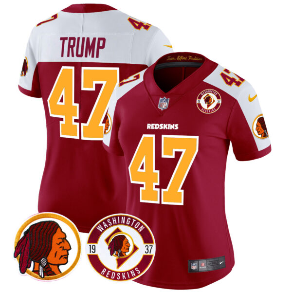 Women's Washington Redskins 2024 Vapor Limited Jersey - Est. 1937 Patch - All Stitched - Image 9