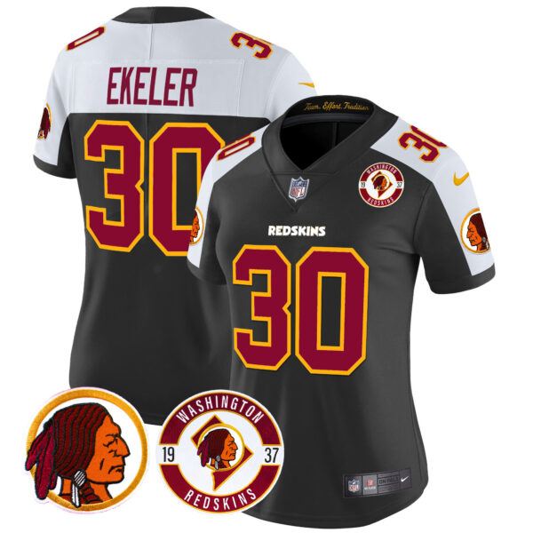 Women's Washington Redskins 2024 Vapor Limited Jersey - Est. 1937 Patch - All Stitched - Image 12