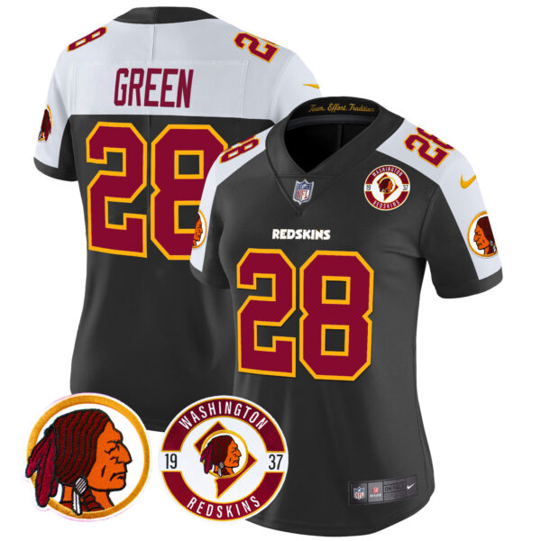 Women's Washington Redskins 2024 Vapor Limited Jersey - Est. 1937 Patch - All Stitched - Image 16